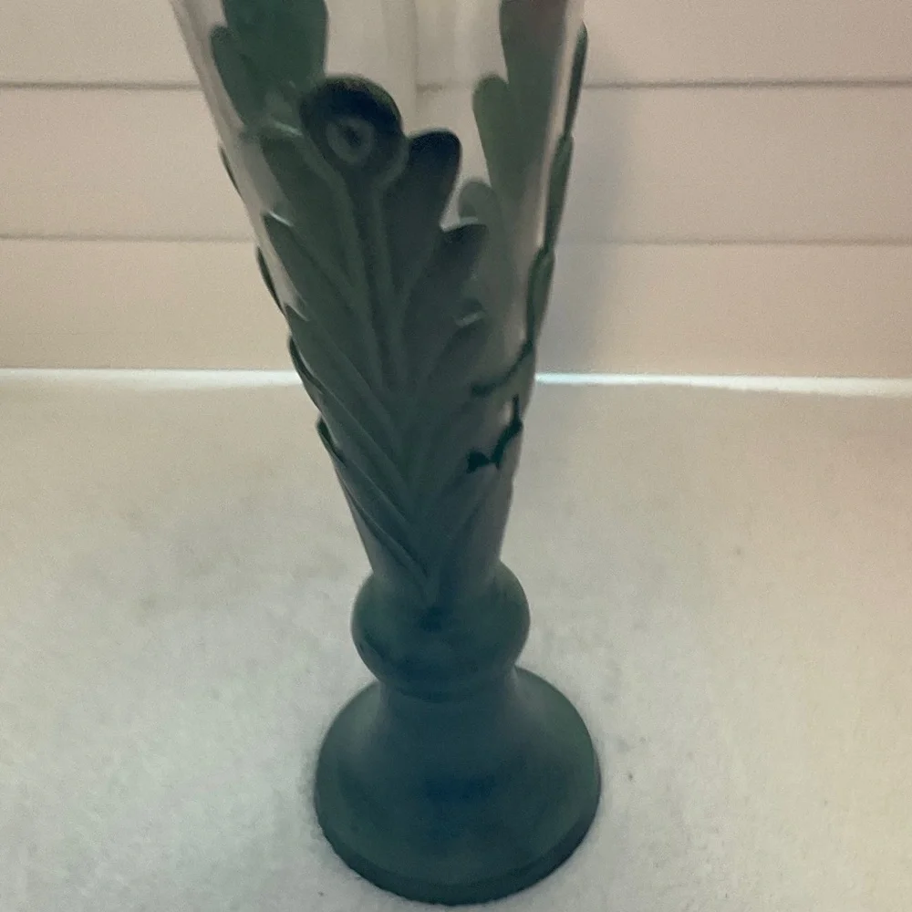 Artisan Crafted Dark Green Vase